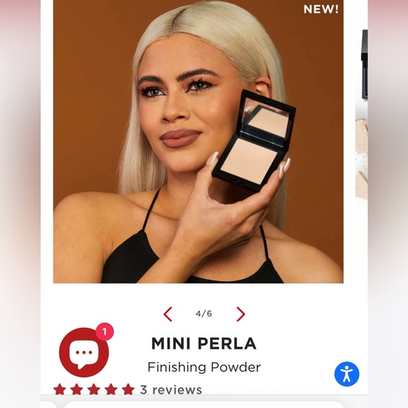 🏷️🏷️ Reina Rebelde finishing powder *MINI** in Perla new & unused! - Picture 3 of 9